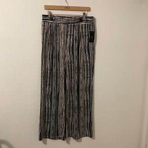 NWT Robert Louis SZ Large Vertical Flow Multi Print pull-on pants 2 side pockets